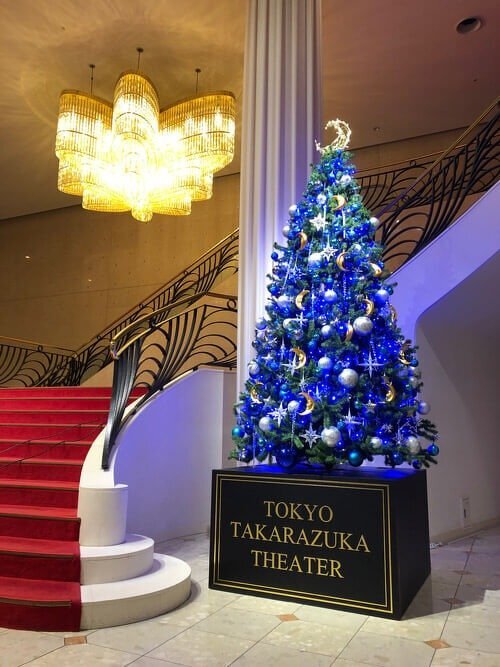 東京宝塚劇場 ブルーカラー〜クリスマス装飾