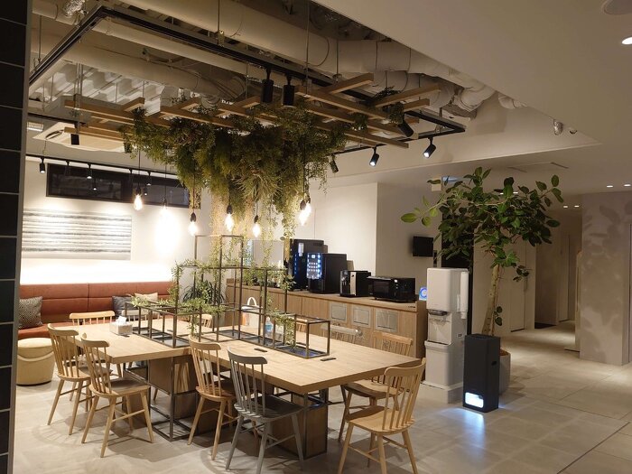 大阪市内オフィス フェイクグリーン10