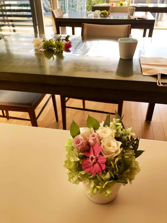 プリザーブドフラワーアレンジ