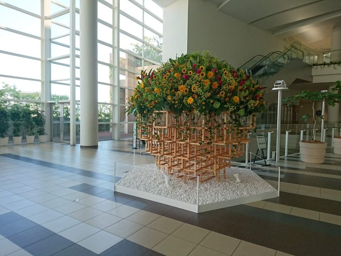 西宮市内商業施設 夏装飾