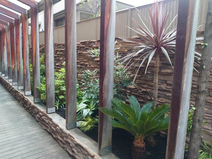 豊中市内レジデンス植栽改修 改修後2