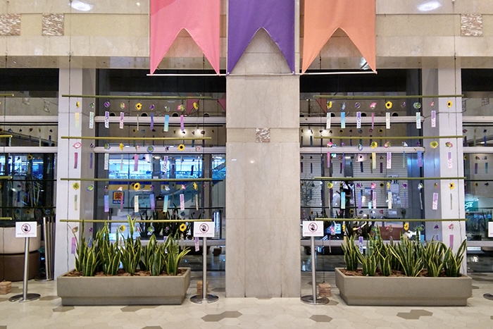 京都市内 商業施設 サマー装飾