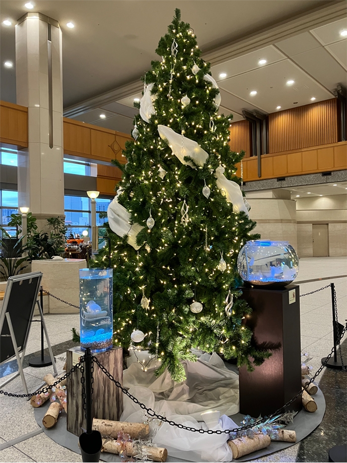 大阪市内 オフィスビル クリスマス装飾